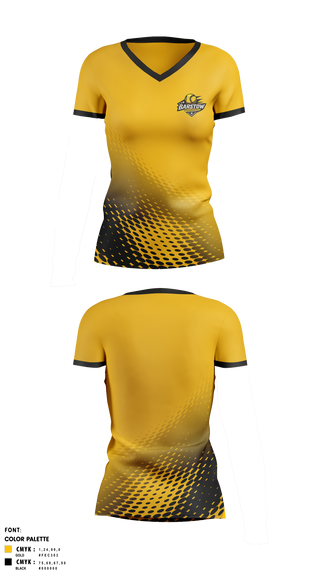 Womens Short Sleeve Vneck Shirt, Barstow Little League Softball, Softball, Teamtime, Team time, sublimation, custom sports apparel, team uniforms, spirit wear, spiritwear, sports uniforms, custom shirts, team store, custom team store, fundraiser sports, apparel fundraiser