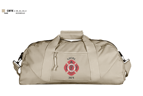 Duffle Bag, Local 3474IAFF Local 3474, Fire Department, Teamtime, Team time, sublimation, custom sports apparel, team uniforms, spirit wear, spiritwear, sports uniforms, custom shirts, team store, custom team store, fundraiser sports, apparel fundraiser