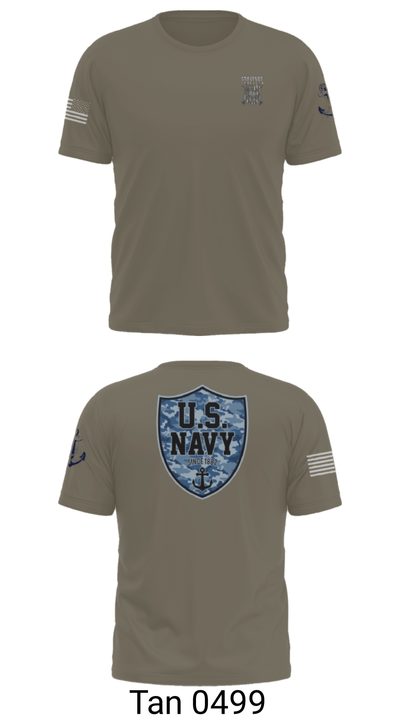 CVN 77 George HW Bus 94572783 Short Sleeve Performance Shirt - 42