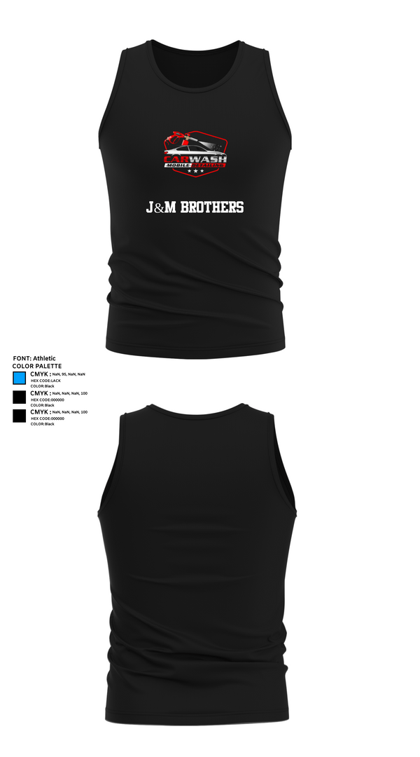 Tank Top, J&M BROTHERS, , Teamtime, Team time, sublimation, custom sports apparel, team uniforms, spirit wear, spiritwear, sports uniforms, custom shirts, team store, custom team store, fundraiser sports, apparel fundraiser