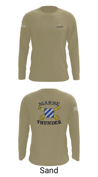 Long Sleeve Performance Shirt, 3ID divarty3ID DIVARTY, Army, Teamtime, Team time, sublimation, custom sports apparel, team uniforms, spirit wear, spiritwear, sports uniforms, custom shirts, team store, custom team store, fundraiser sports, apparel fundraiser