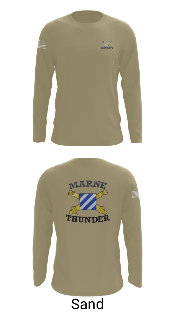 Long Sleeve Performance Shirt, 3ID divarty3ID DIVARTY, Army, Teamtime, Team time, sublimation, custom sports apparel, team uniforms, spirit wear, spiritwear, sports uniforms, custom shirts, team store, custom team store, fundraiser sports, apparel fundraiser