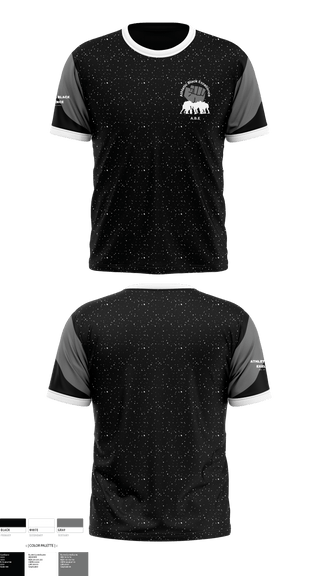 Short Sleeve Performance Shirt, Athletic Black Excellence, Track & Field, Teamtime, Team time, sublimation, custom sports apparel, team uniforms, spirit wear, spiritwear, sports uniforms, custom shirts, team store, custom team store, fundraiser sports, apparel fundraiser