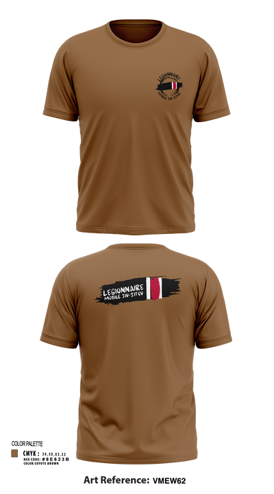 Legionnaire Mobile Jiu-Jitsu 98143549 Short Sleeve Performance Shirt - 101