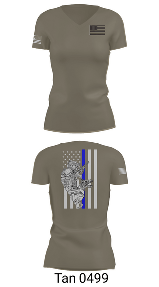 Womens Short Sleeve Vneck Shirt, 904th MP Det Military Working Dog, Army, Teamtime, Team time, sublimation, custom sports apparel, team uniforms, spirit wear, spiritwear, sports uniforms, custom shirts, team store, custom team store, fundraiser sports, apparel fundraiser