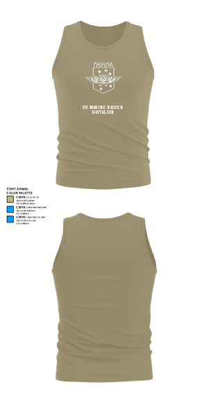 Tank Top, 2D Marine Raider Battalion, Marines, Teamtime, Team time, sublimation, custom sports apparel, team uniforms, spirit wear, spiritwear, sports uniforms, custom shirts, team store, custom team store, fundraiser sports, apparel fundraiser