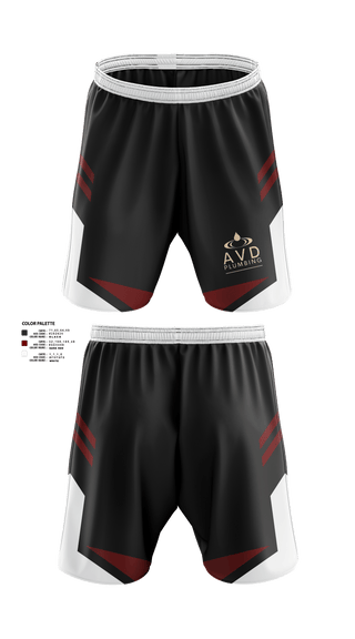 Athletic Shorts With Pockets, Avd plumbing, , Teamtime, Team time, sublimation, custom sports apparel, team uniforms, spirit wear, spiritwear, sports uniforms, custom shirts, team store, custom team store, fundraiser sports, apparel fundraiser