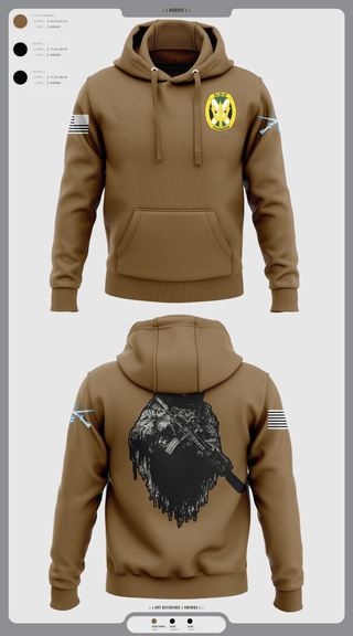 Hoodie, Charlie Company, National Guard, Teamtime, Team time, sublimation, custom sports apparel, team uniforms, spirit wear, spiritwear, sports uniforms, custom shirts, team store, custom team store, fundraiser sports, apparel fundraiser