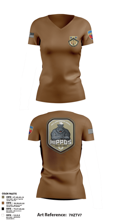 880th Quartermaster Company 80269205 Women's Short Sleeve V-neck Shirt - 101