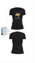 Poth High School Basketball 33923468 Women's Short Sleeve V-neck Shirt - 37