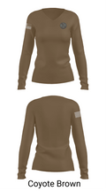 F4 Frogs 56095578 Women's Long Sleeve V-neck Shirt - 17