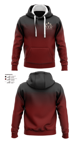Hoodie, Avd plumbing, , Teamtime, Team time, sublimation, custom sports apparel, team uniforms, spirit wear, spiritwear, sports uniforms, custom shirts, team store, custom team store, fundraiser sports, apparel fundraiser