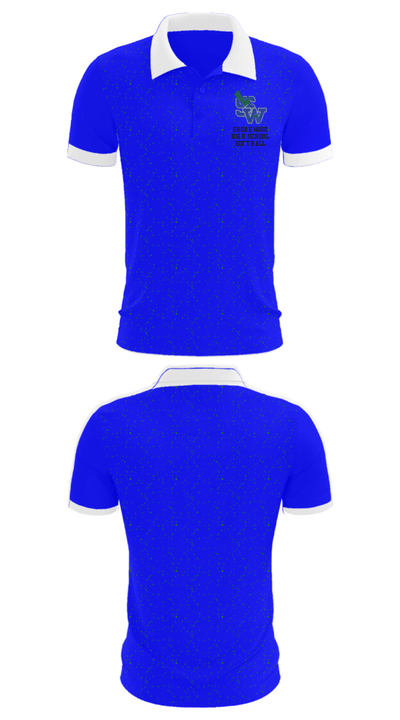 Shorewood High School Softball 34387876 Short Sleeve Performance Polo - 34