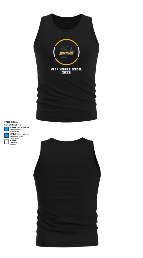 Tank Top, Wren Middle School Cheer, Cheer, Teamtime, Team time, sublimation, custom sports apparel, team uniforms, spirit wear, spiritwear, sports uniforms, custom shirts, team store, custom team store, fundraiser sports, apparel fundraiser