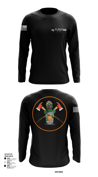 Long Sleeve Performance Shirt, 91 Bravo, Fire Department, Teamtime, Team time, sublimation, custom sports apparel, team uniforms, spirit wear, spiritwear, sports uniforms, custom shirts, team store, custom team store, fundraiser sports, apparel fundraiser