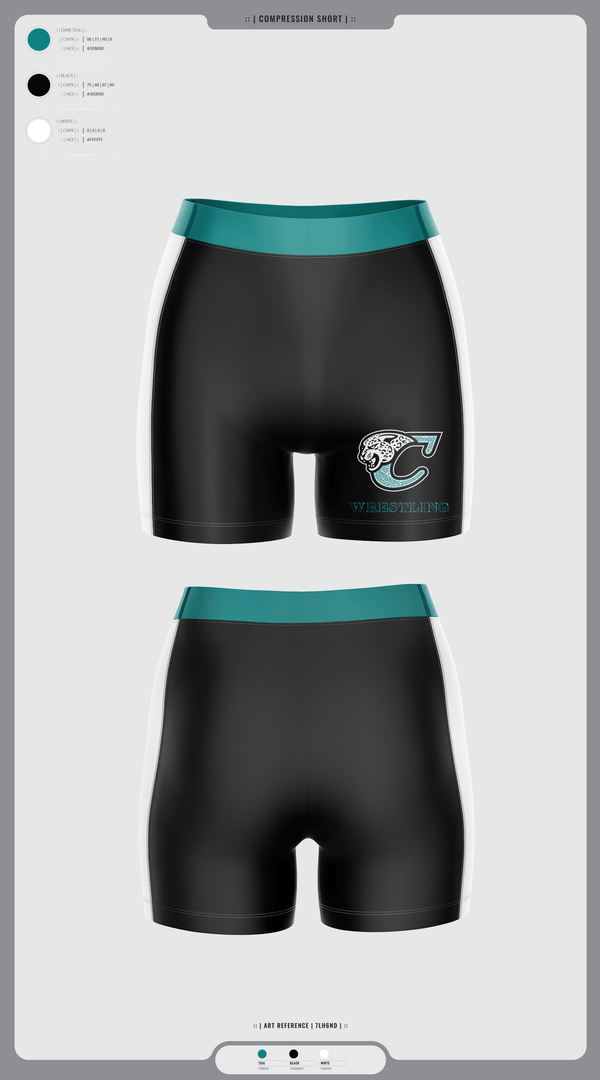 Mens Compression Shorts, Century Wrestling Club, Wrestling, Teamtime, Team time, sublimation, custom sports apparel, team uniforms, spirit wear, spiritwear, sports uniforms, custom shirts, team store, custom team store, fundraiser sports, apparel fundraiser
