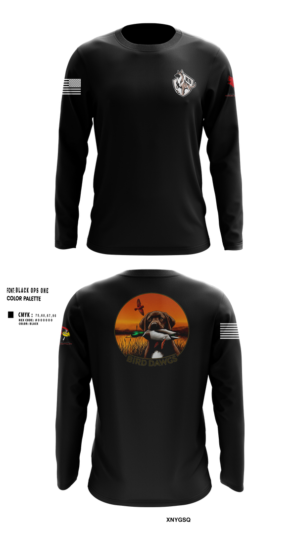 Long Sleeve Performance Shirt, Bird dawgs, Army, Teamtime, Team time, sublimation, custom sports apparel, team uniforms, spirit wear, spiritwear, sports uniforms, custom shirts, team store, custom team store, fundraiser sports, apparel fundraiser