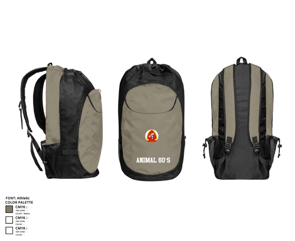 Gear Bag, Animal 60’s, , Teamtime, Team time, sublimation, custom sports apparel, team uniforms, spirit wear, spiritwear, sports uniforms, custom shirts, team store, custom team store, fundraiser sports, apparel fundraiser