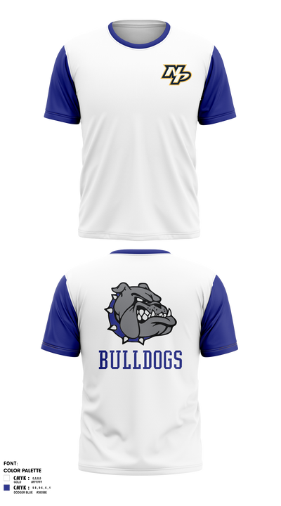 NP Bulldogs 35617767 Short Sleeve Performance Shirt - 41