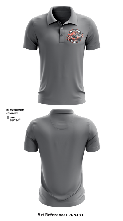 North West Bergen Passaic Basketball League 72359397 Short Sleeve Performance Polo - 2