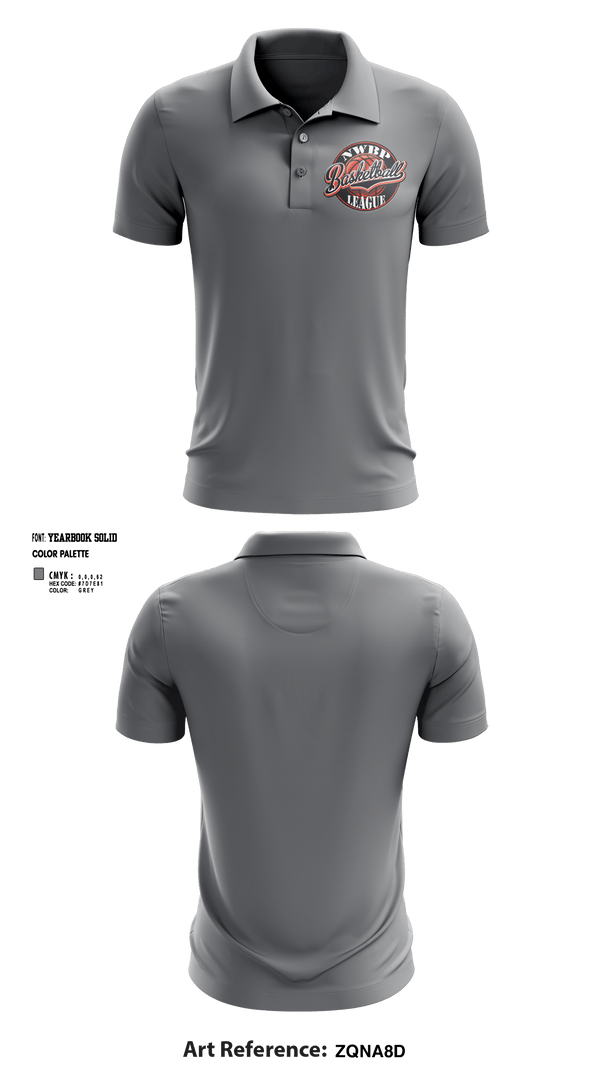 Short Sleeve Performance Polo, North West Bergen Passaic Basketball League, Men's Basketball, Teamtime, Team time, sublimation, custom sports apparel, team uniforms, spirit wear, spiritwear, sports uniforms, custom shirts, team store, custom team store, fundraiser sports, apparel fundraiser