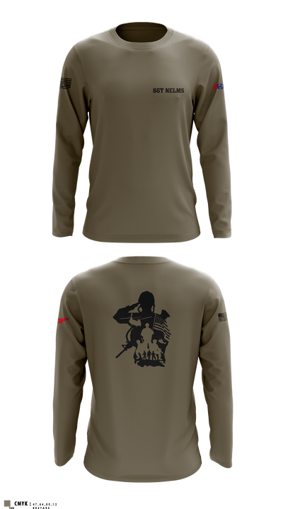 SGT Nelms 78775888 Long Sleeve Performance Shirt - 2
