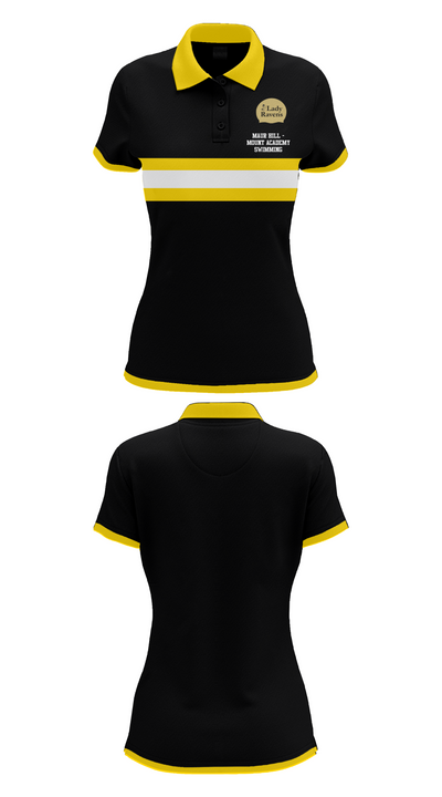 Maur Hill - Mount Academy Swimming 44931227 Short Sleeve Performance Polo - 30