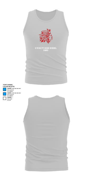 Everett High School Band 13058020 Tank Top - 13