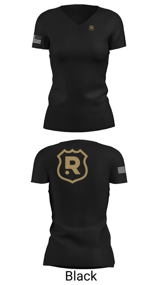 Womens Short Sleeve Vneck Shirt, RET CORP, Police, Teamtime, Team time, sublimation, custom sports apparel, team uniforms, spirit wear, spiritwear, sports uniforms, custom shirts, team store, custom team store, fundraiser sports, apparel fundraiser