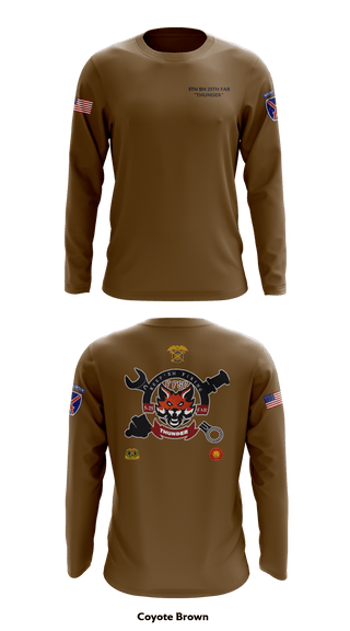 Long Sleeve Performance Shirt, F-FSC 5TH BN 25TH FAR, Army, Teamtime, Team time, sublimation, custom sports apparel, team uniforms, spirit wear, spiritwear, sports uniforms, custom shirts, team store, custom team store, fundraiser sports, apparel fundraiser