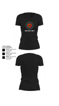 189/34th unit 69510523 Women's Short Sleeve V-neck Shirt - 24