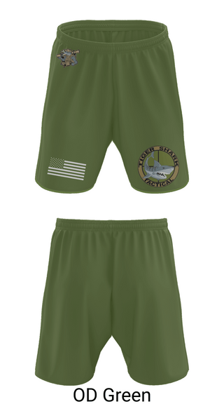 Athletic Shorts With Pockets, Wilmington Tiger Shark, Army, Teamtime, Team time, sublimation, custom sports apparel, team uniforms, spirit wear, spiritwear, sports uniforms, custom shirts, team store, custom team store, fundraiser sports, apparel fundraiser