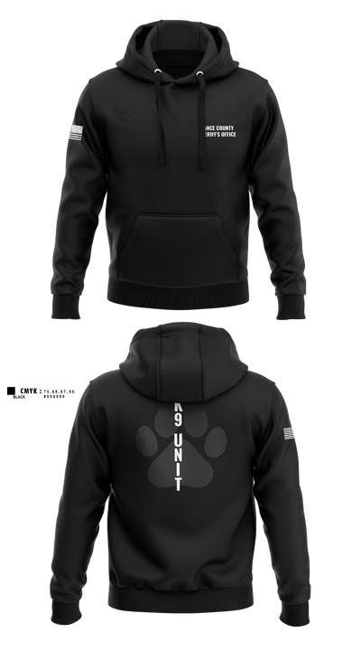Vance County Sheriff's Office  K9 Unit 48237740 Hoodie - 4