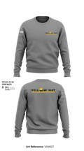Yellow hat construction Inc 14222194 Crew Neck Sweatshirt - 1
