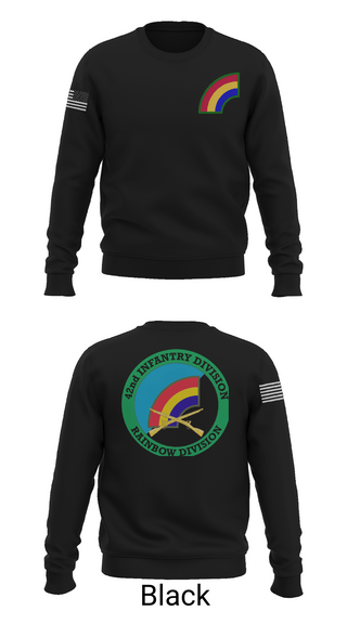 Crew Neck Sweatshirt, 42nd ID, Army, Teamtime, Team time, sublimation, custom sports apparel, team uniforms, spirit wear, spiritwear, sports uniforms, custom shirts, team store, custom team store, fundraiser sports, apparel fundraiser