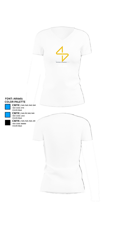Solara 21146870 Women's Short Sleeve V-neck Shirt - 18