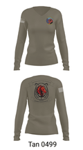 567 red horse 59779308 Women's Long Sleeve V-neck Shirt - 39