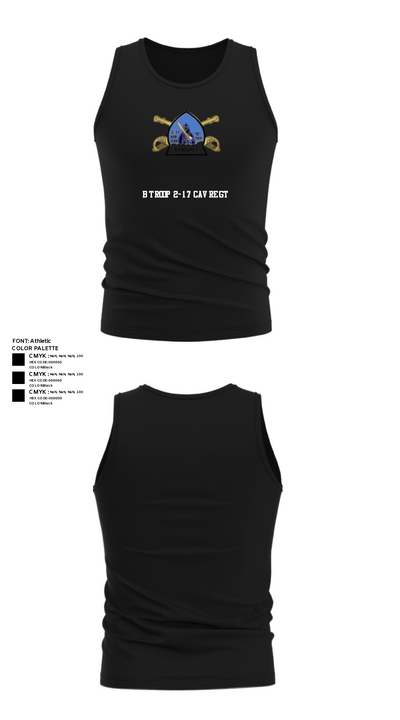 B Troop 2-17 Cav REGT 36740014 Tank Top - 39
