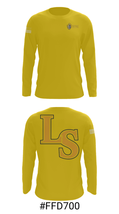 Lutheran South High School Tennis 8304460 Long Sleeve Performance Shirt - 18