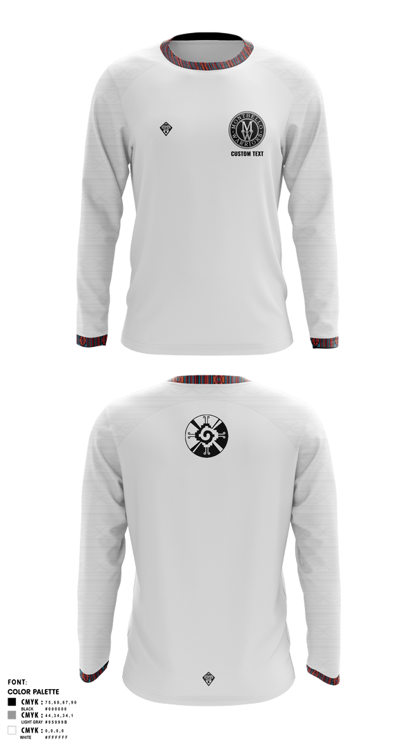 Long Sleeve Performance Shirt, Montbello HS Boys Soccer, Men's Soccer, Teamtime, Team time, sublimation, custom sports apparel, team uniforms, spirit wear, spiritwear, sports uniforms, custom shirts, team store, custom team store, fundraiser sports, apparel fundraiser