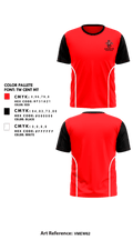 Burlington High School Basketball 6108618 Short Sleeve Performance Shirt - 10 (1)