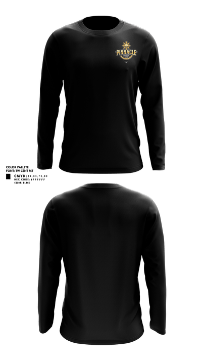 Pinnacle Martial Arts 28485454 Long Sleeve Performance Shirt 2