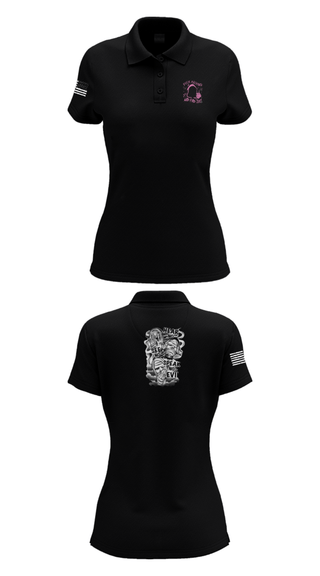 Women's Short Sleeve Performance Polo, Lions den, Football, Teamtime, Team time, sublimation, custom sports apparel, team uniforms, spirit wear, spiritwear, sports uniforms, custom shirts, team store, custom team store, fundraiser sports, apparel fundraiser
