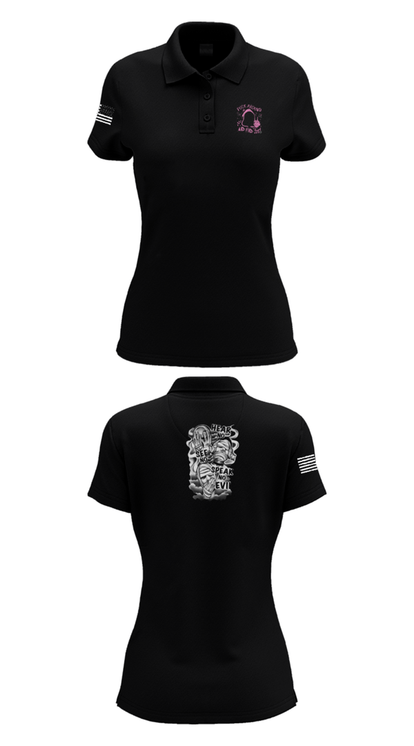 Women's Short Sleeve Performance Polo, Lions den, Football, Teamtime, Team time, sublimation, custom sports apparel, team uniforms, spirit wear, spiritwear, sports uniforms, custom shirts, team store, custom team store, fundraiser sports, apparel fundraiser