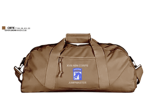 Duffle Bag, 112th Signal Jumpmaster, Army, Teamtime, Team time, sublimation, custom sports apparel, team uniforms, spirit wear, spiritwear, sports uniforms, custom shirts, team store, custom team store, fundraiser sports, apparel fundraiser