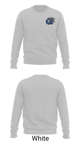 Crew Neck Sweatshirt, Garinger High School Tennis, Spirit Store, Teamtime, Team time, sublimation, custom sports apparel, team uniforms, spirit wear, spiritwear, sports uniforms, custom shirts, team store, custom team store, fundraiser sports, apparel fundraiser