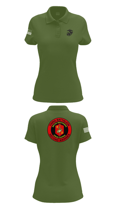 V3/2 53634498 Women's Short Sleeve Performance Polo  - 55