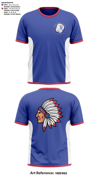 Byhalia High School Cheer 25376847 Short Sleeve Performance Shirt - 41