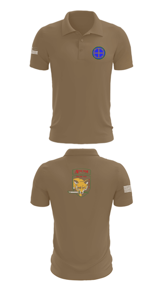 Short Sleeve Performance Polo, A co 935th ASB 3rd Platoon, National Guard, Teamtime, Team time, sublimation, custom sports apparel, team uniforms, spirit wear, spiritwear, sports uniforms, custom shirts, team store, custom team store, fundraiser sports, apparel fundraiser