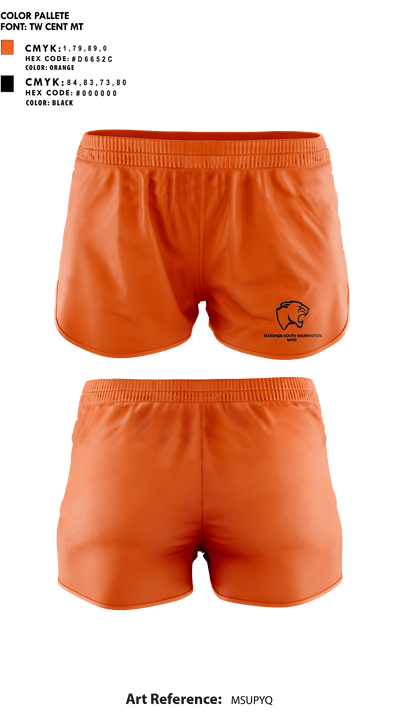 Gardner-South Wilmington High School Band 59263566 Women's Shorts - 5 (1)